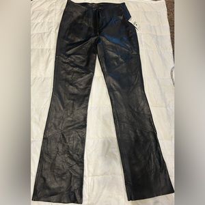 Wilson’s Women’s black leather pant sz 6